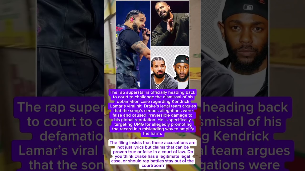 Drake Files New Appeal in UMG Lawsuit Over Not Like Us Diss 