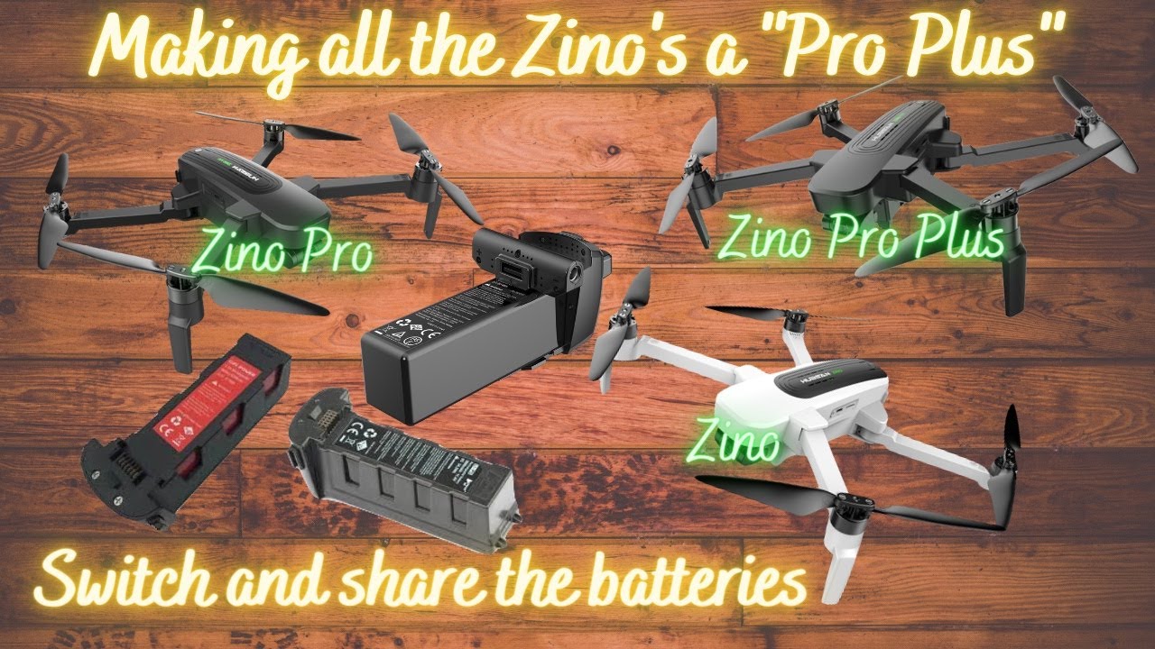 HUBSAN ZINO PRO+ / ZINO PRO PLUS / ZINO PRO - USING DIFFERENT BATTERIES (5000, 3000 & 4200 GIFI)