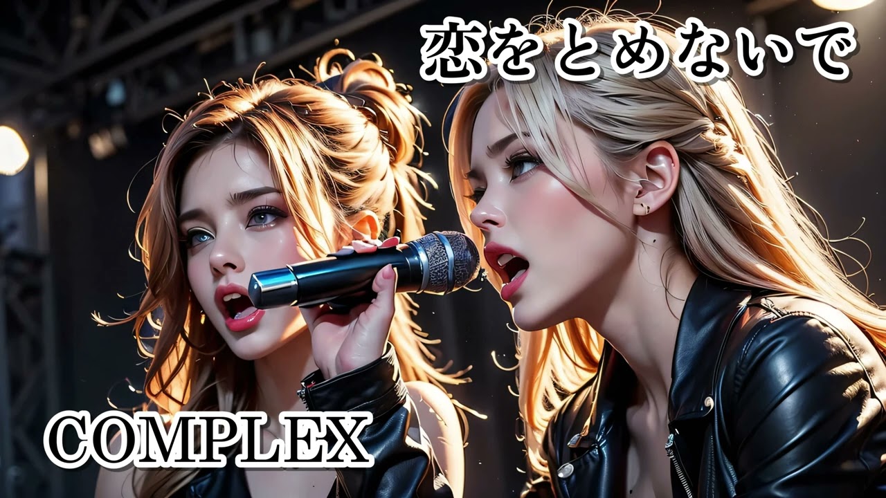 COMPLEX【恋をとめないで】AIメタル女子がカバーした　AI cover J-POP J-Rock