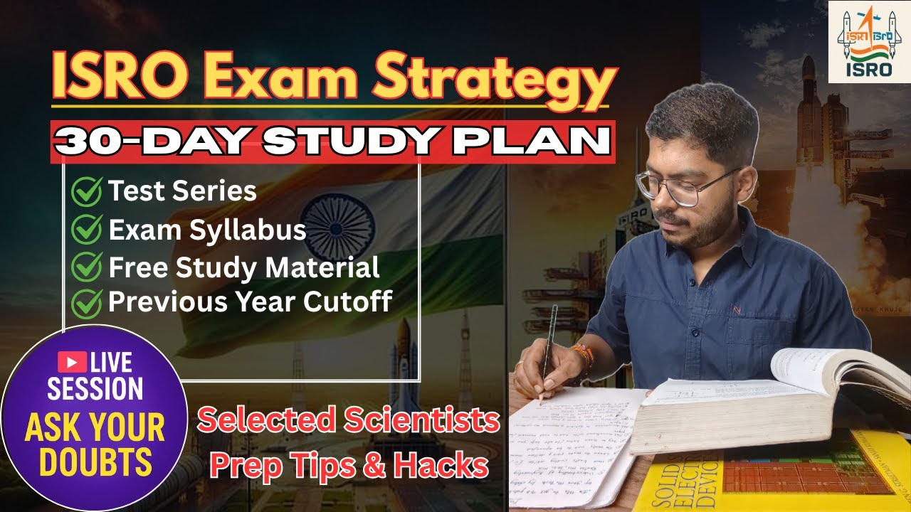 ISRO 2025 Strategy | ISRO Preparation Strategy | Syllabus, Pattern, Cutoff, PYQs |