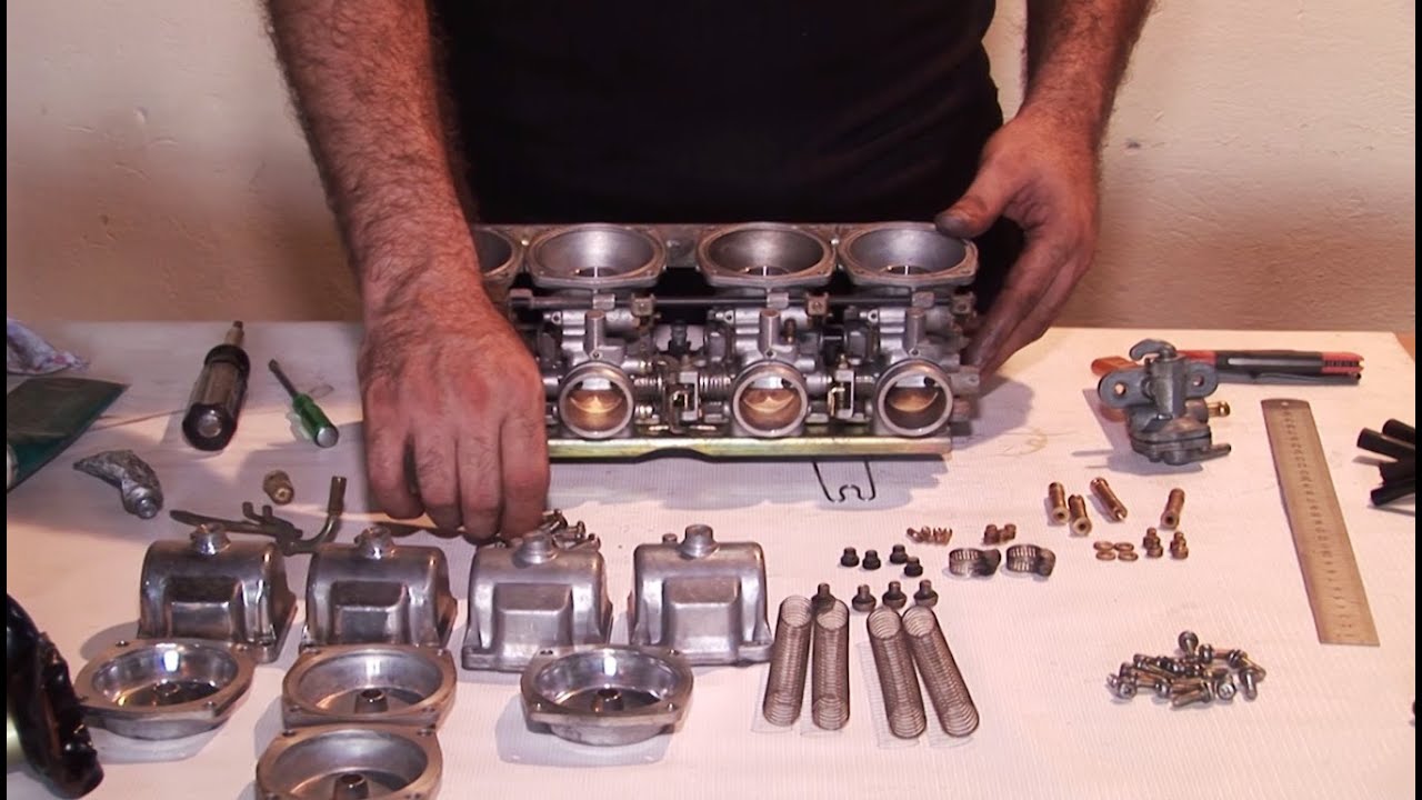 Motorcycle Mikuni CV Carburetor Cleaning for Suzuki, Honda, Yamaha Tutorial