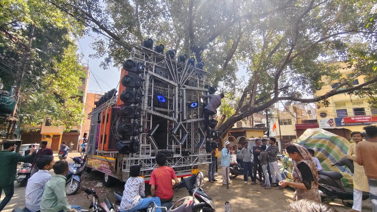 Natraj DJ bhopal wala in sagar final look | 8 bass 5 liner full competition setup sagar MP 