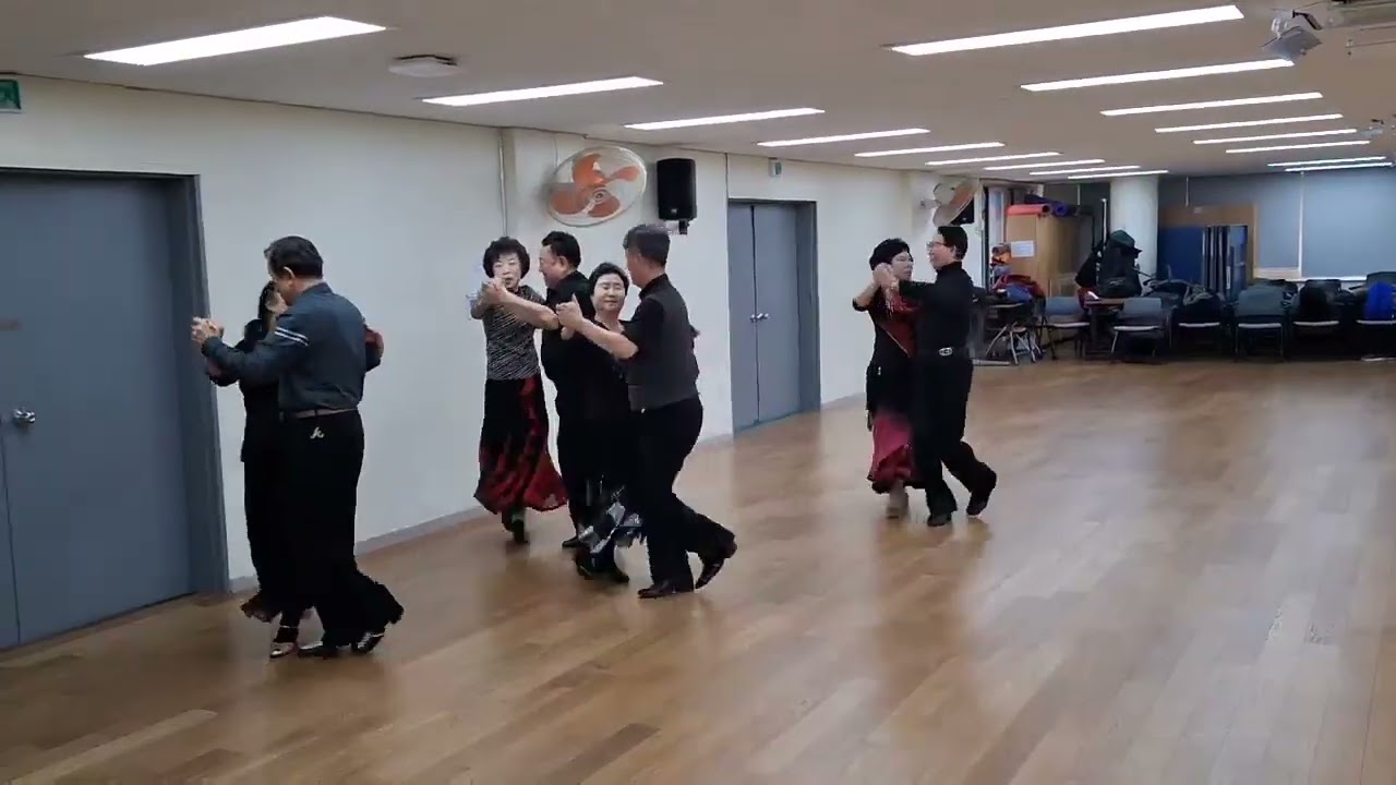 시니어라이프쑈/모던 댄스 탱고(Tango)/4주차/도봉1동 주민센터/지도 김연금선생님/