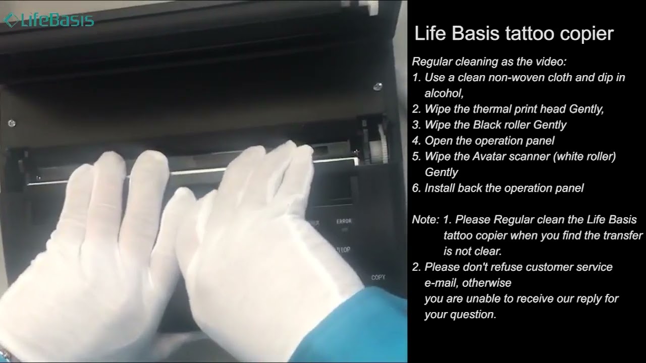 Thermal Tattoo Stencil Machine Trouble Shooting---lifebasis.com