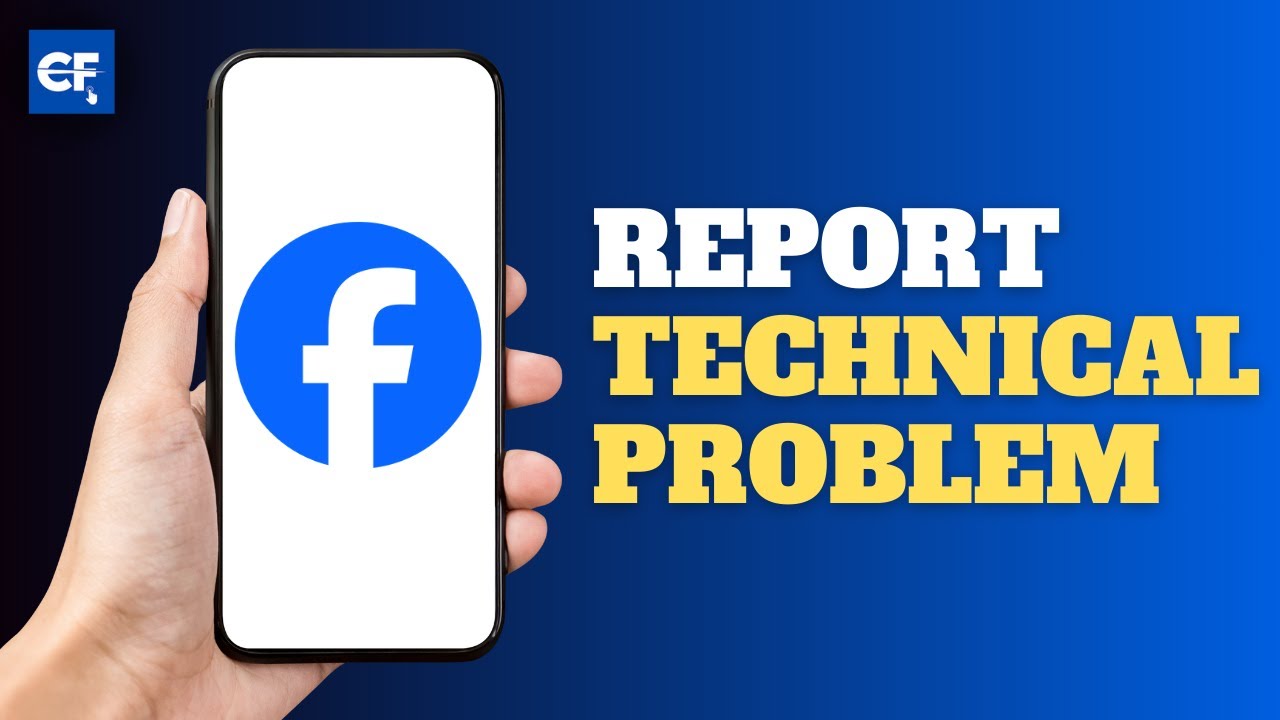 Как сообщить о технической проблеме в Facebook