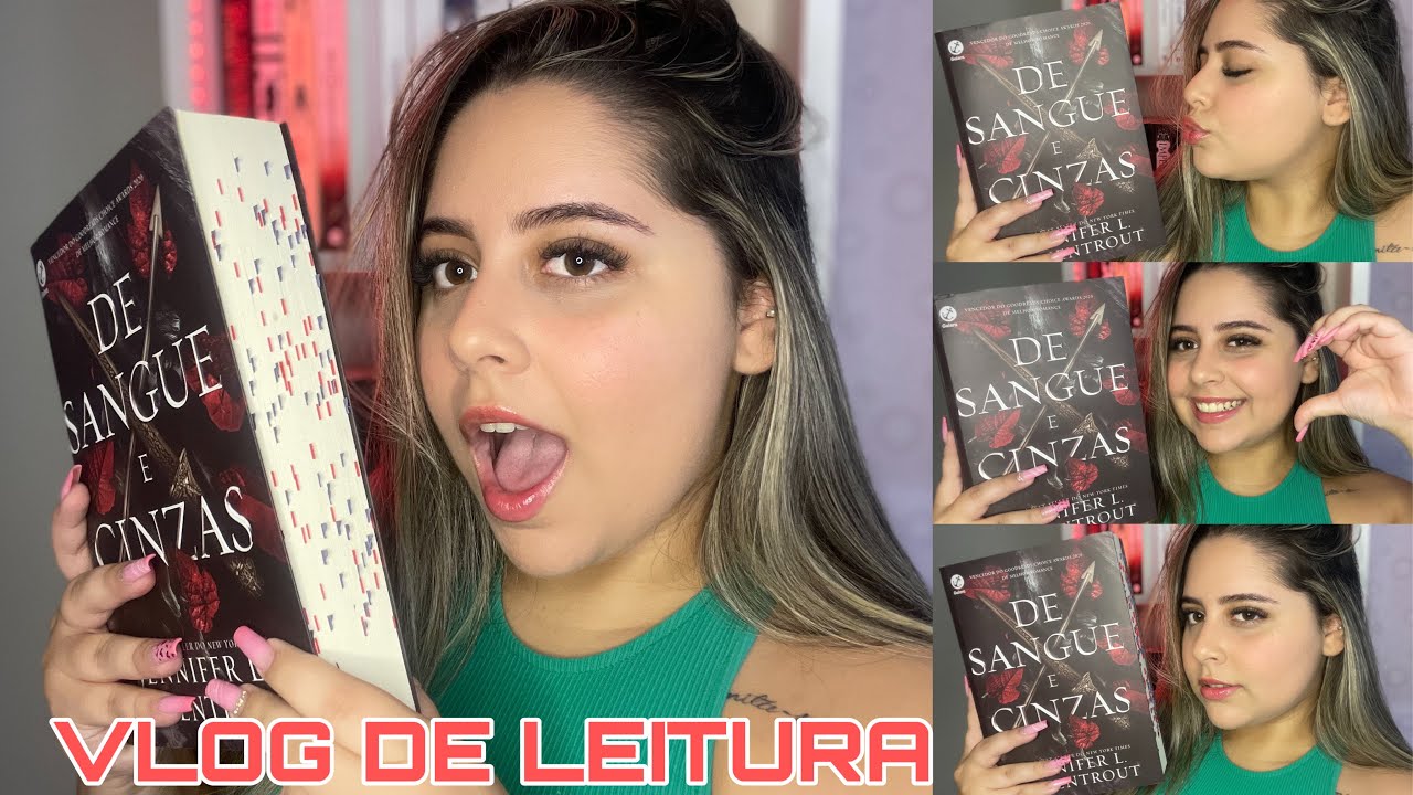 Vlog #10 de Leitura | Lendo De Sangue e Cinzas | Será que Gostei?