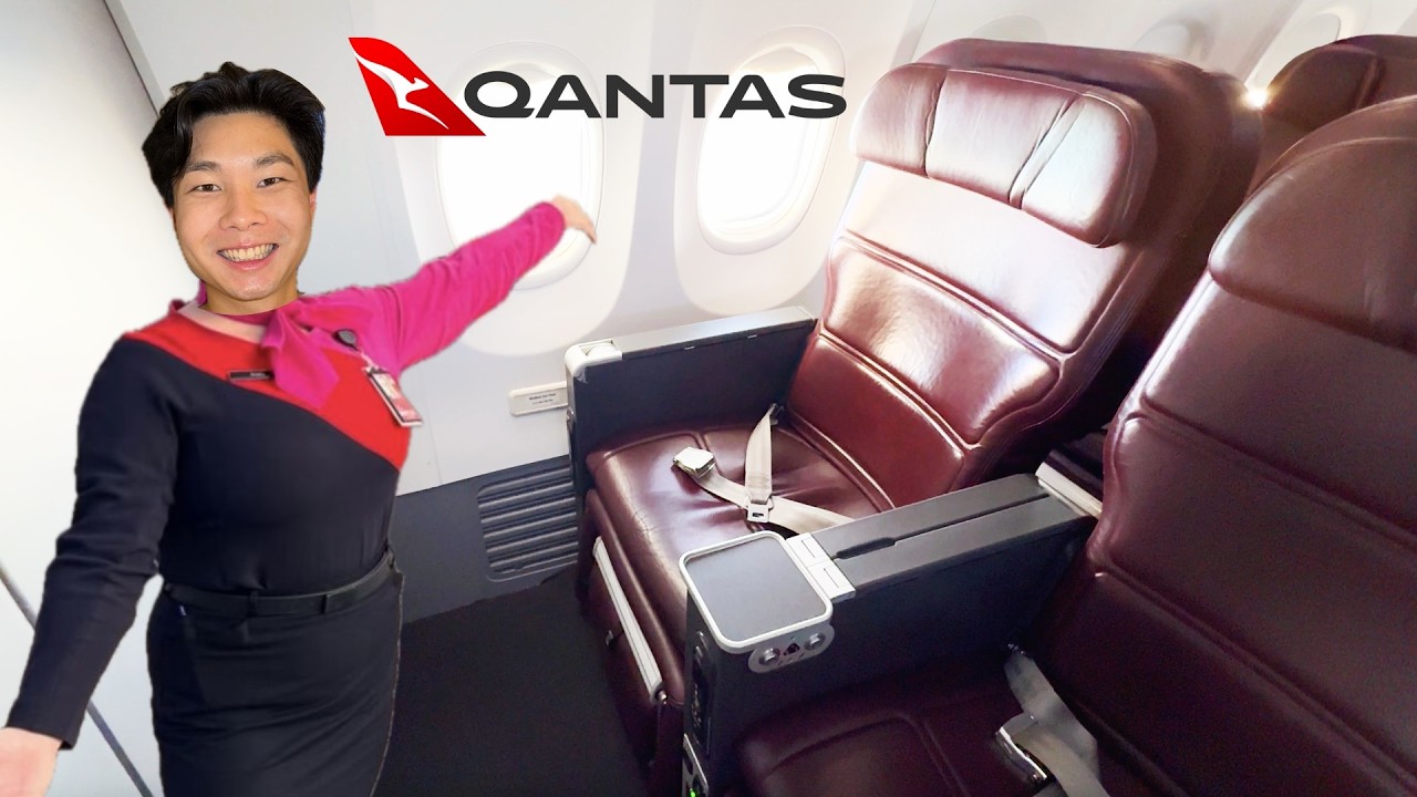 Обзор бизнес-класса самолета QANTAS 737 &mdash; маршрут Крайстчерч &mdash; Сидней.