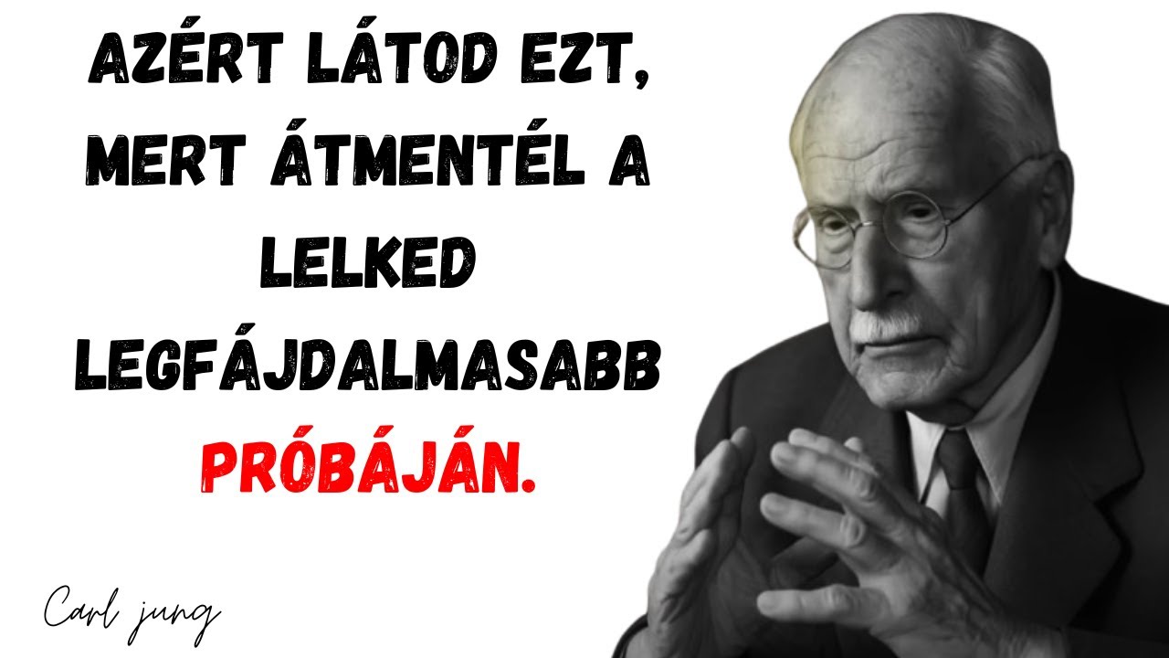 Carl Jung – Azért látod ezt, mert átmentél a lelked legfájdalmasabb próbáján.