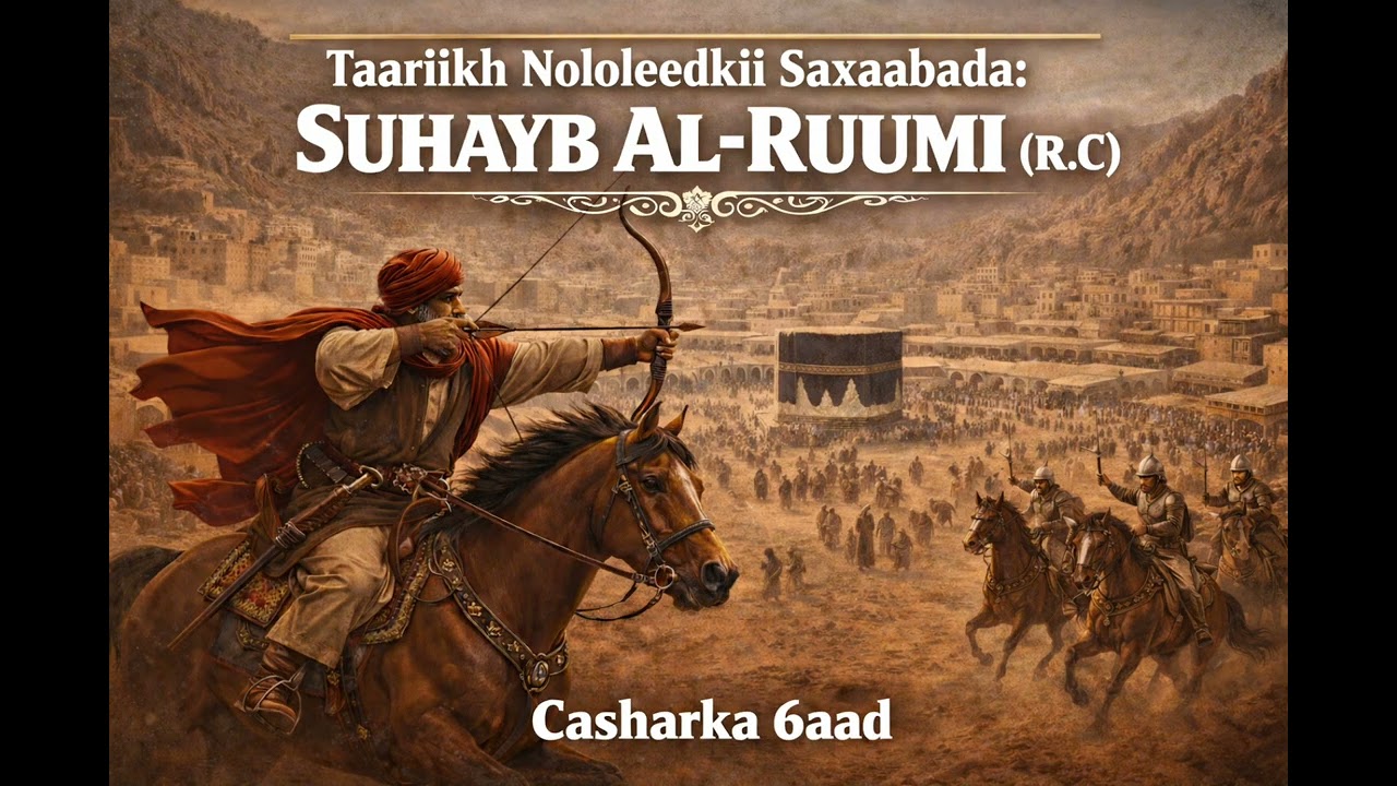 Taariikh Nololeedkii Saxaabada:SUHAYB AL-RUUMI(R.C)Casharka 6aad