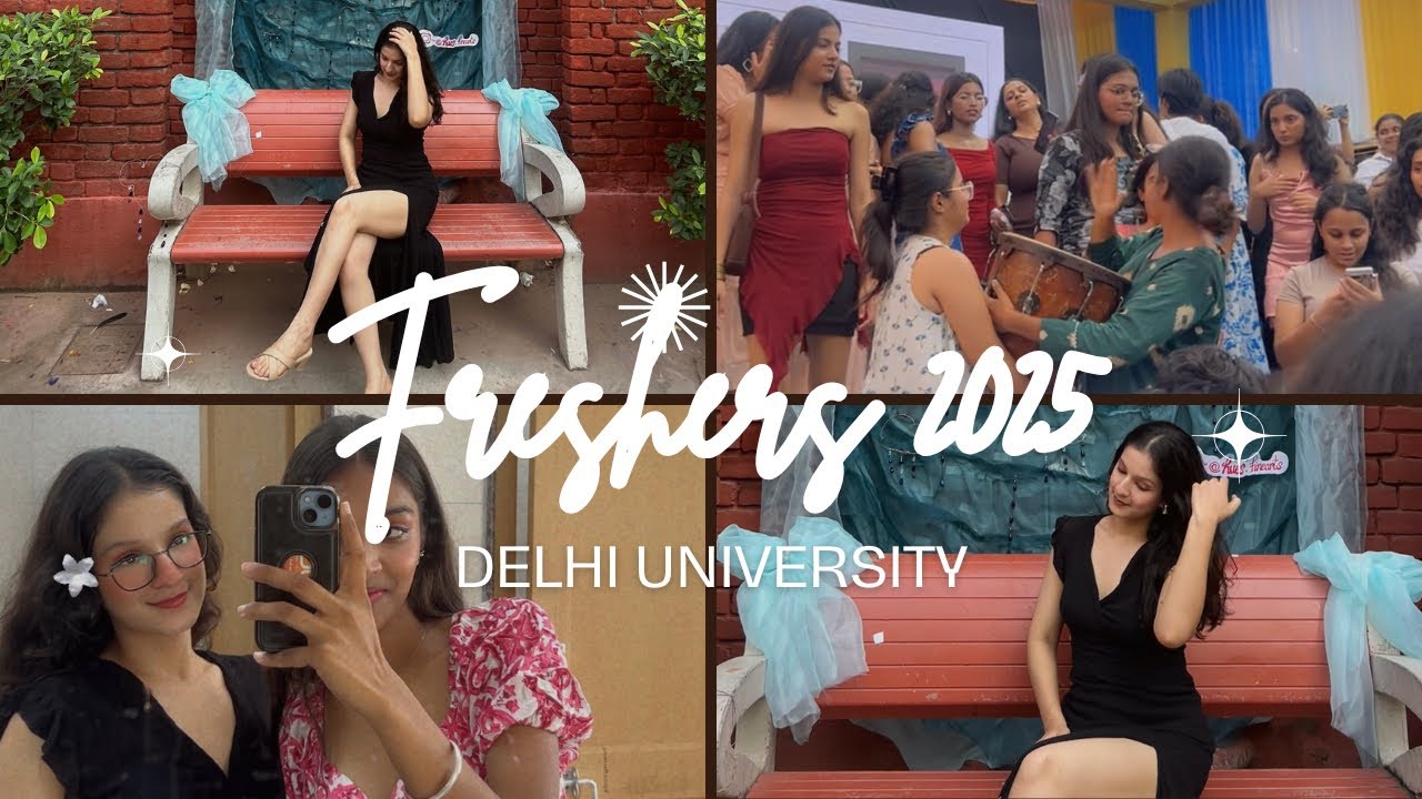 College freshers party 2025 🥳| Delhi university 