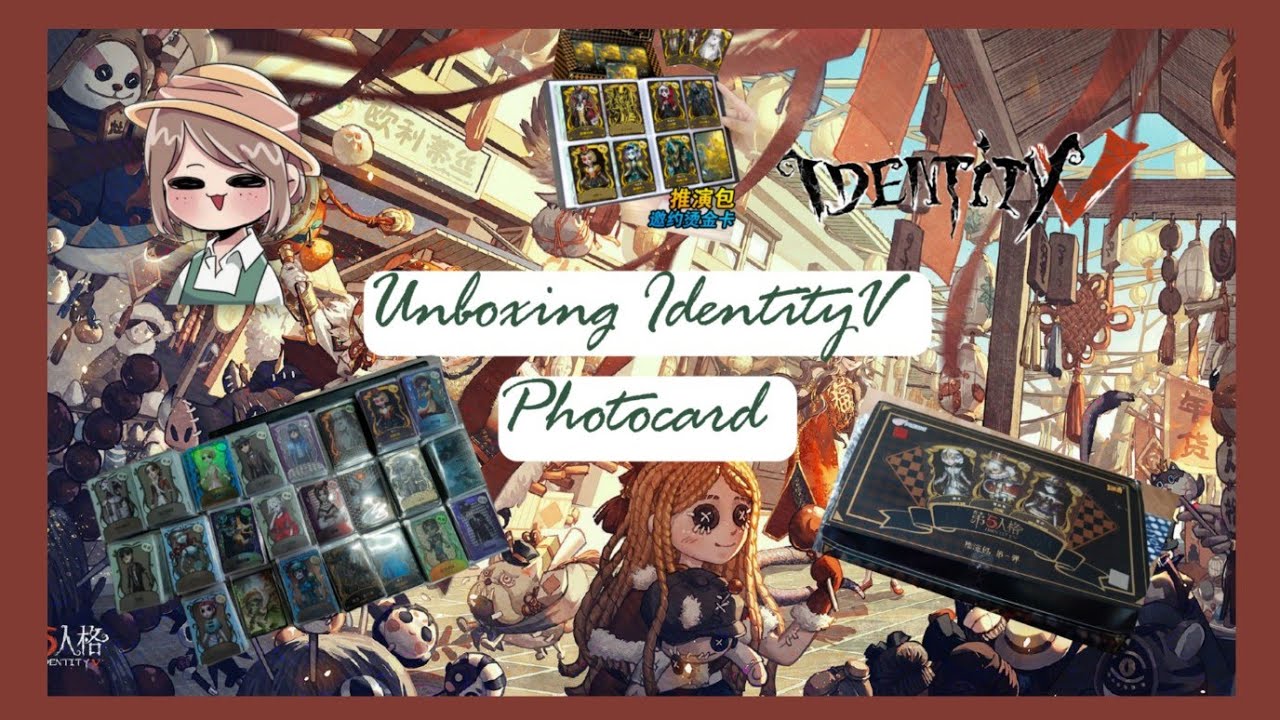 #2 Unboxing Photocard Identity V , แกะกล่องรีวิวการ์ด Identity V ทั้งหมด 70 ซอง ❤