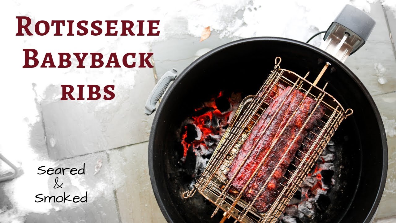 Smoked Rotisserie Babyback Ribs | Weber Kettle