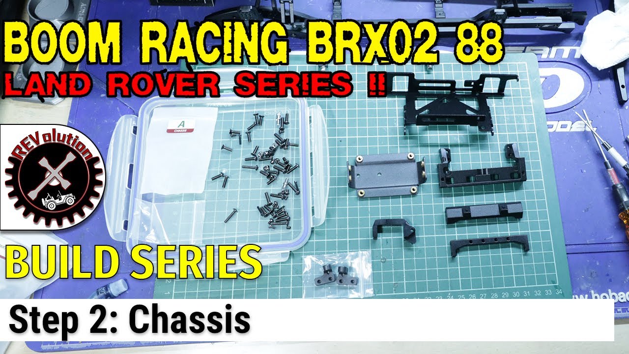 Boom Racing BRX02 Land Rover Series II 88 Build Series - Step 2 - Chassis