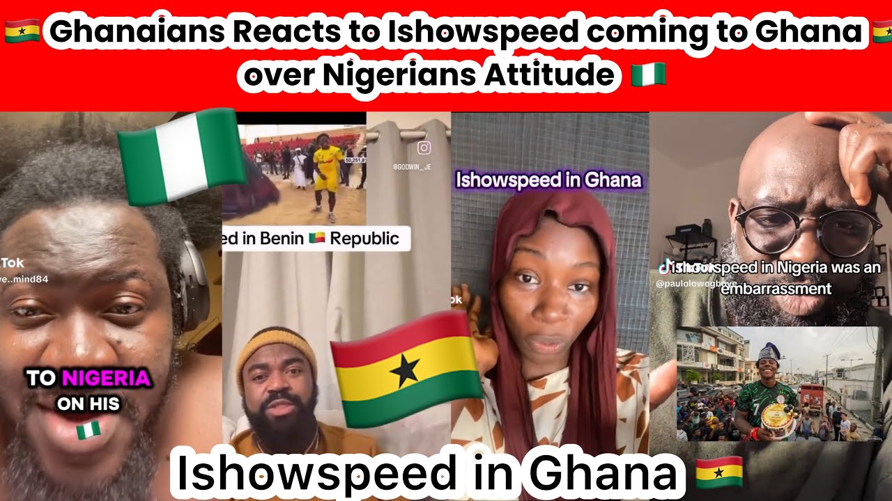 🇬🇭 Ghanaians REACTS to Ishowspeed in Ghana 🇬🇭 over Nigerians Attitude🇳🇬
