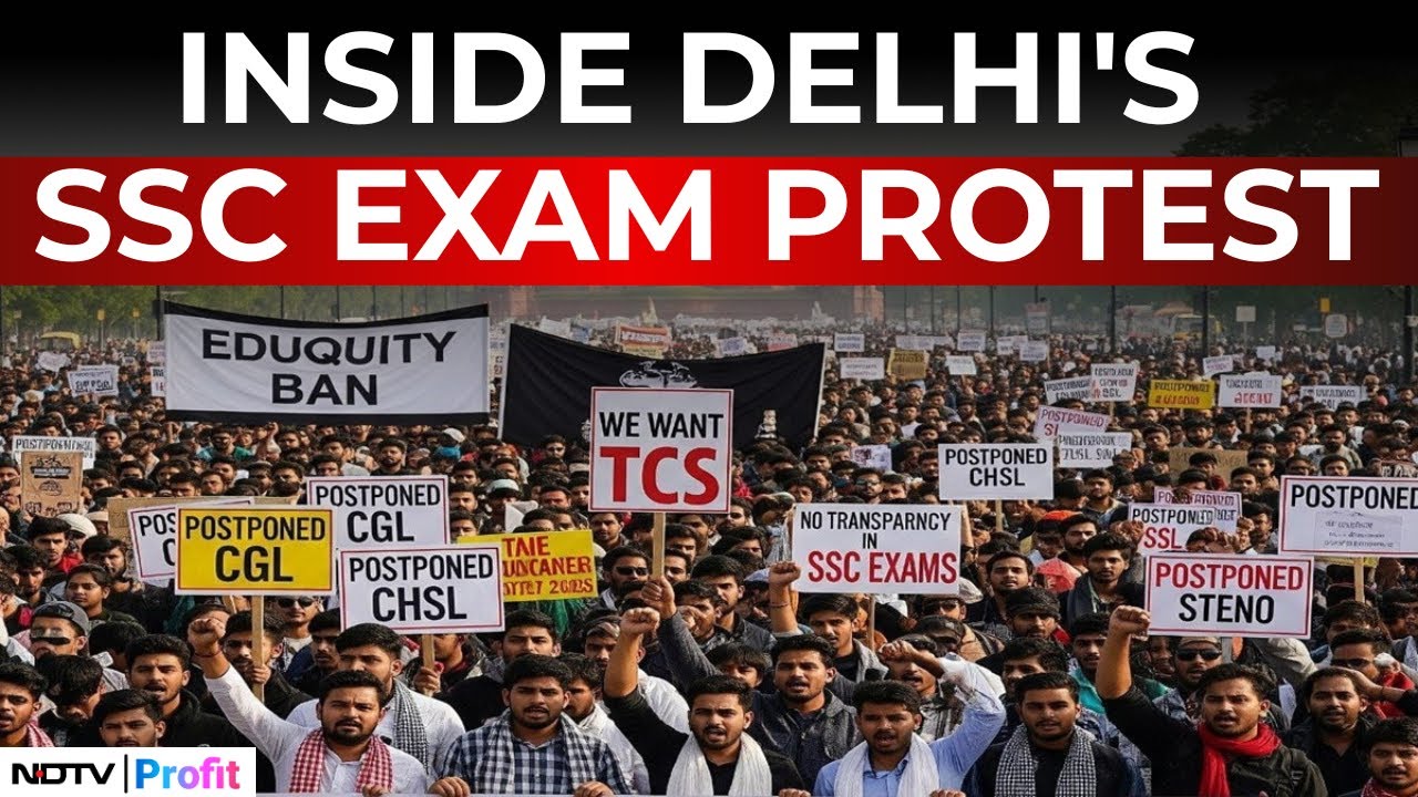 Delhi SSC Protest: Students Gather To Protest Against SSC Exam Cancellations & Glitches