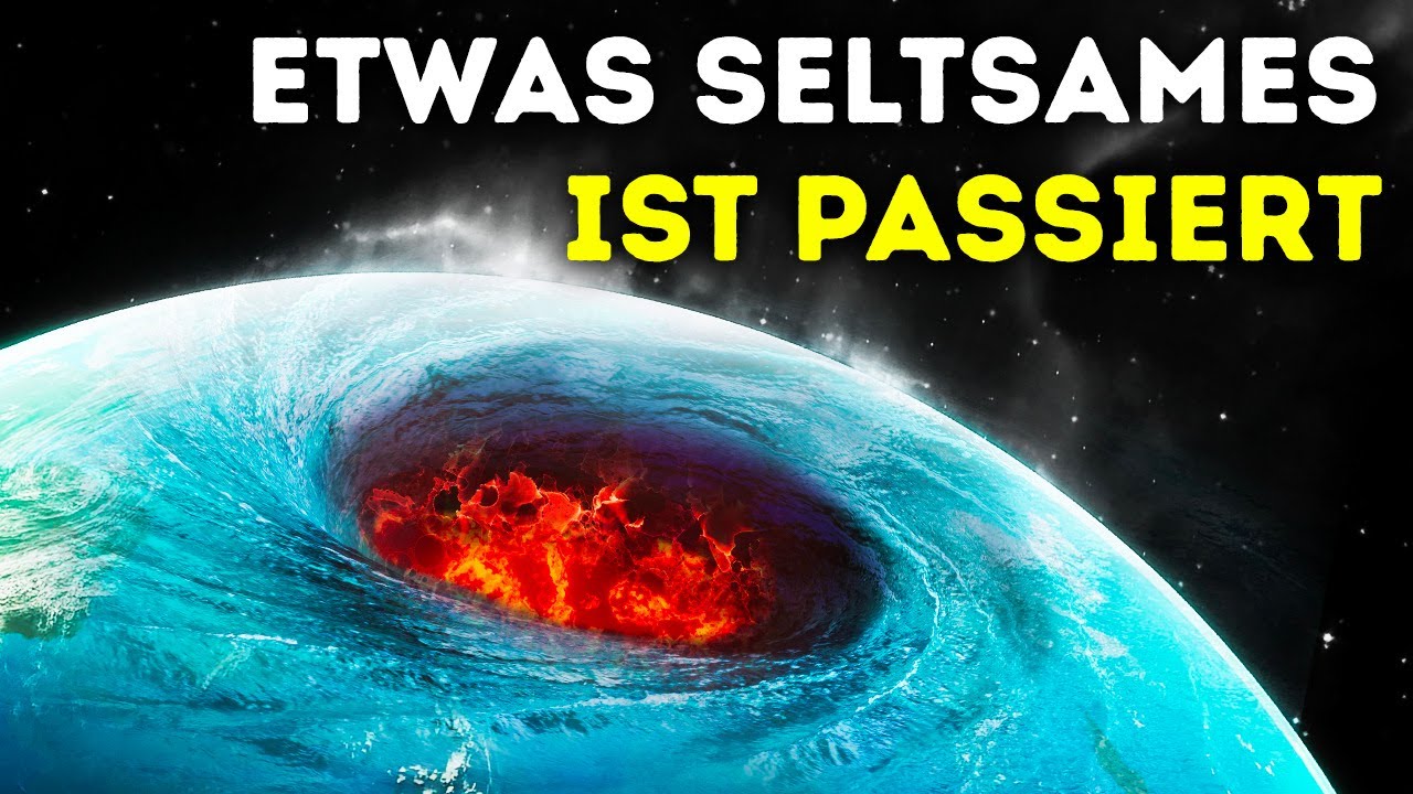 Am Grund des Ozeans ist etwas explodiert und es hat die Erde aufgerissen