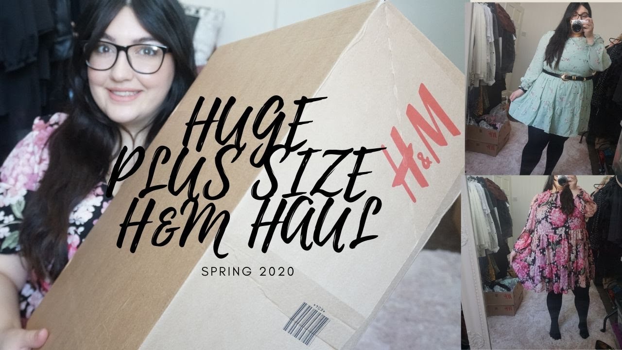 HUGE H&M PLUS SIZE HAUL!!! BEST ONE YET. Spring 2020.