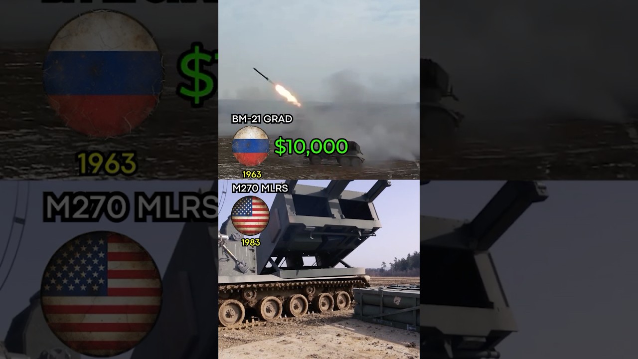 BM-21 Grad vs M270 MLRS &mdash; Cost-Per-Shot Showdown 💥⚔️