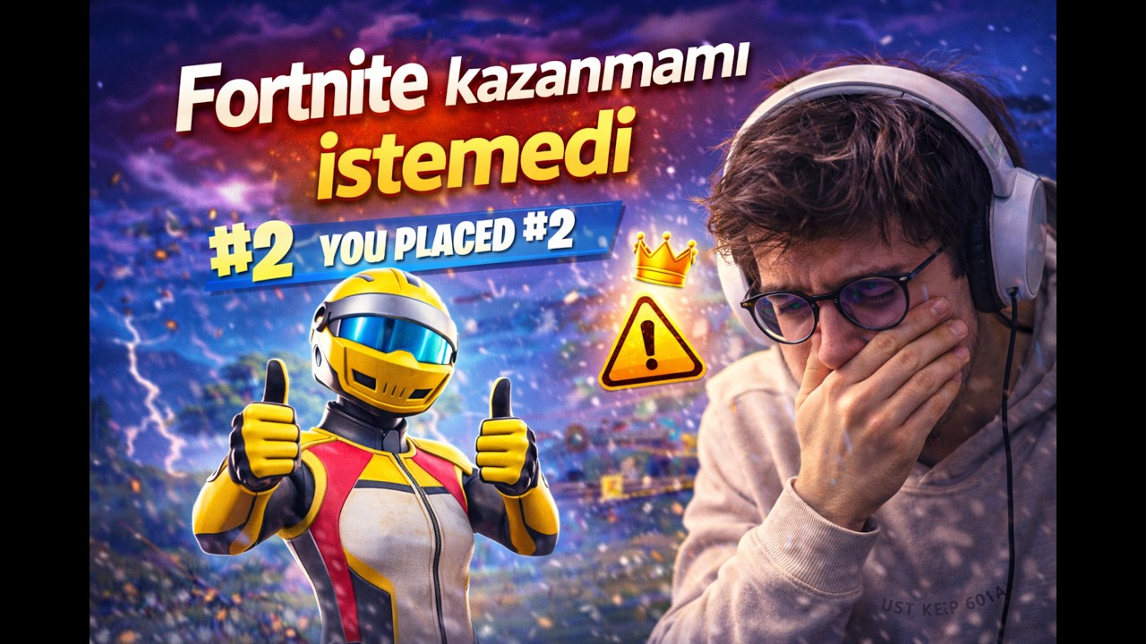 Fortnite kazanmamı istemedi!