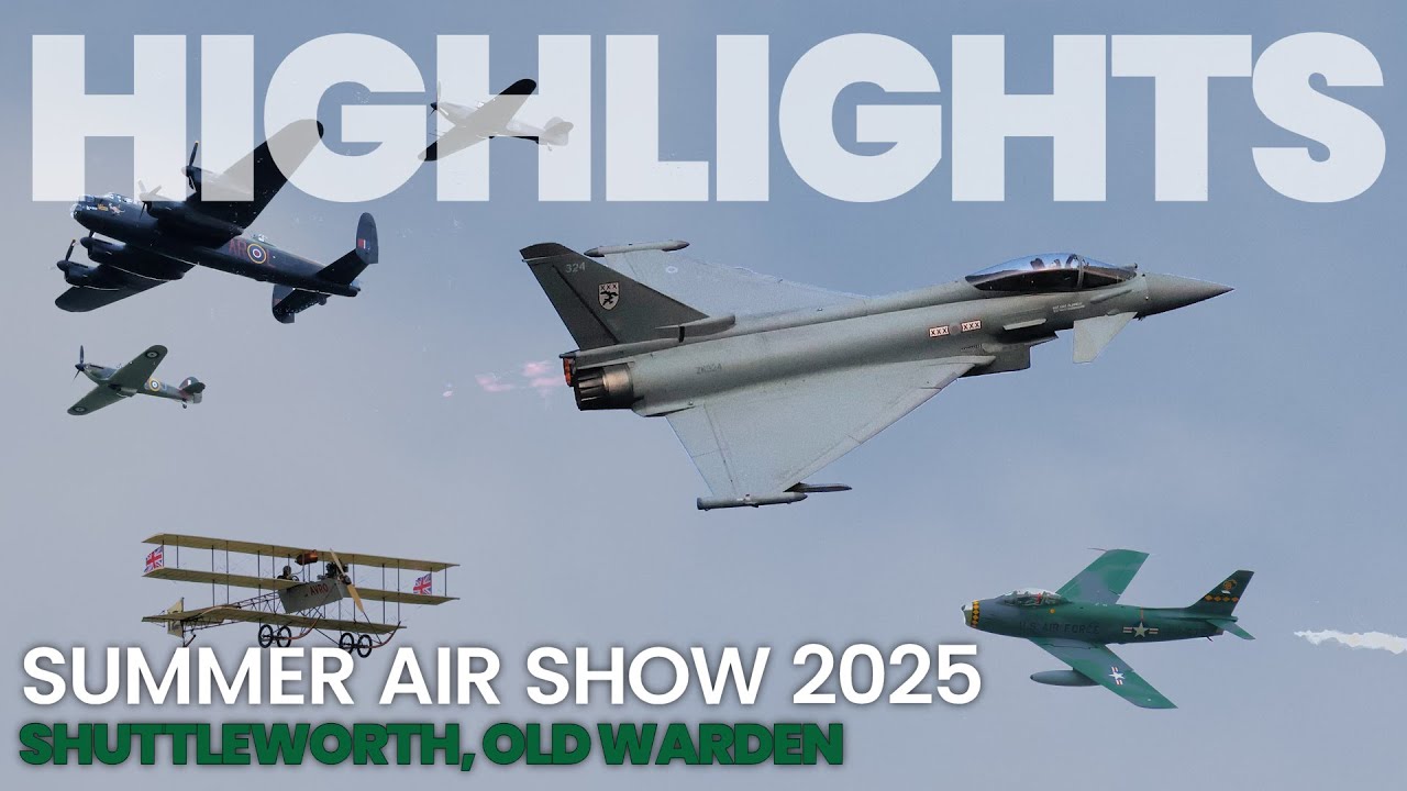 SHUTTLEWORTH SUMMER AIR SHOW 2025 | HIGHLIGHTS • OLD WARDEN