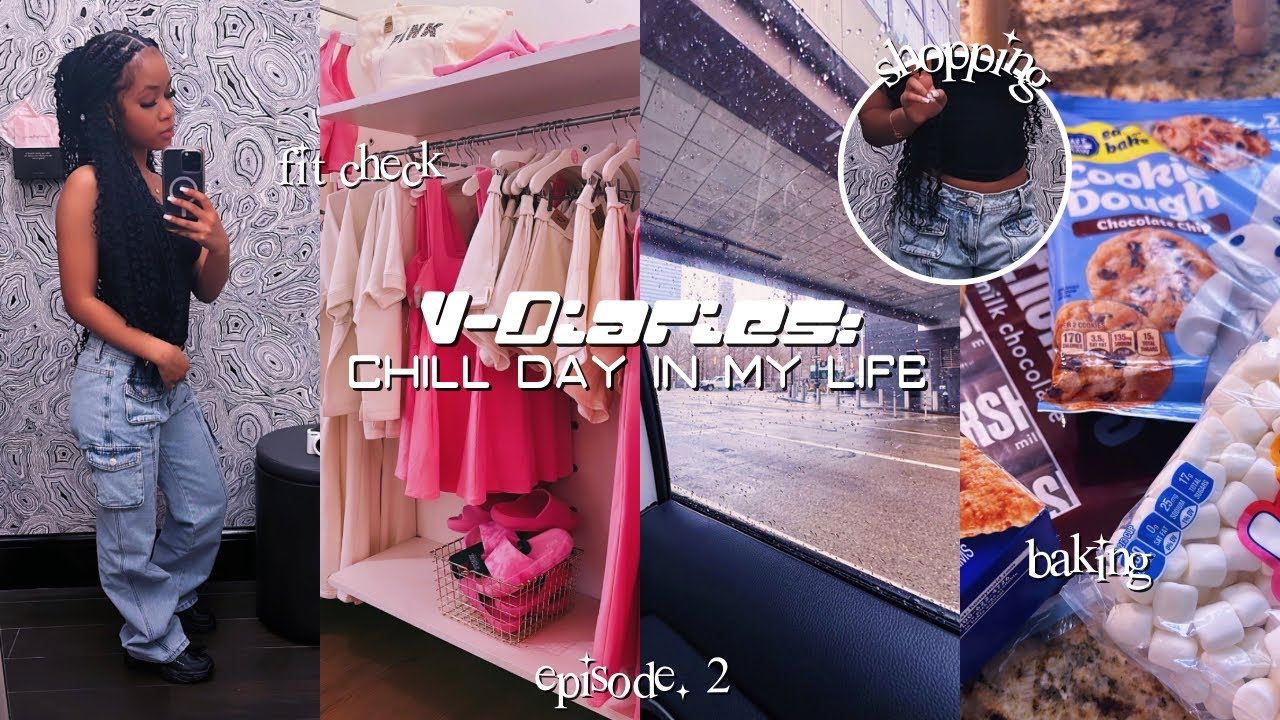 V-DIARIES: CHILL D☆Y IN MY LIFE | mall shopping, haul, bake w me, girl talk