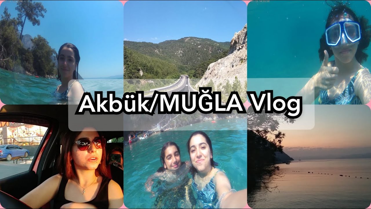 Sualtı görüntüleri ile birlikte Akbük/MUĞLA Vlog!   /Su camping/  TATİL VLOG SERİSİ -1 (64) #vlog
