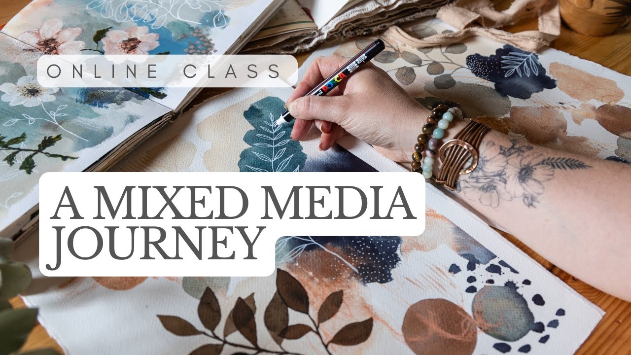 IN-DEPTH E-COURSE | Modern Mixed Media 🦋