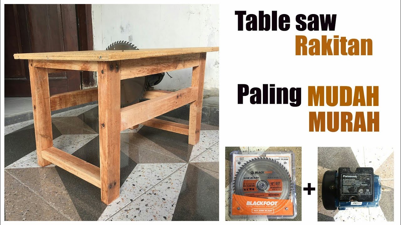 MEMBUAT TABLE SAW RAKITAN POMPA AIR | DIY TABLE SAW