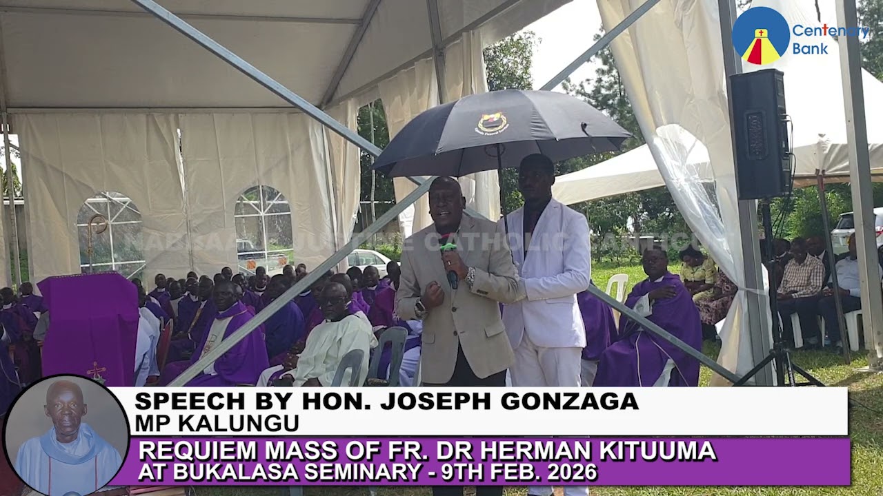 SPEECH BY HON  JOSEPH  G  SSEWUNGU  AFTER REQUIEM MASS OF FR.  DR.  HERMAN KITUUMA 9TH MARCH 26