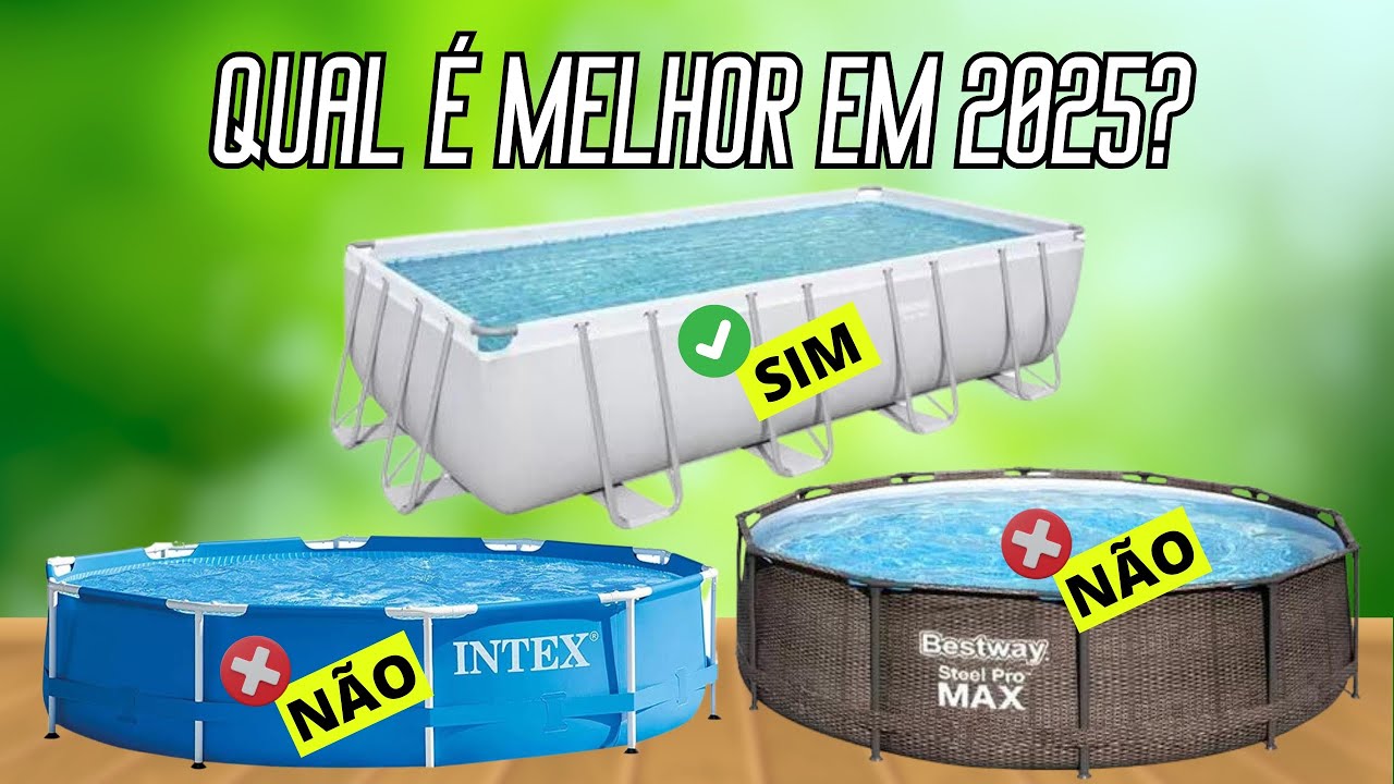 ✅Melhores PISCINAS DE ARMAÇÃO/ESTRUTURADA 2025 [não compre antes de assistir]