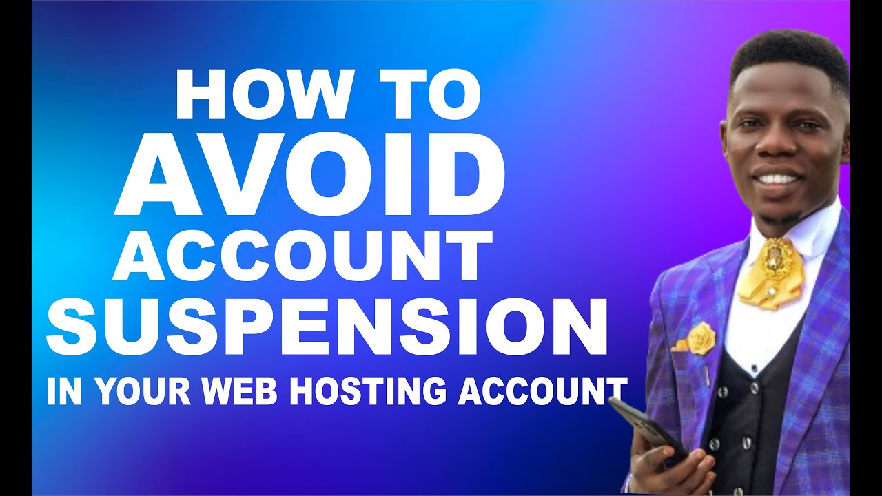 HOW TO AVOID ACCOUNT SUSPENSION