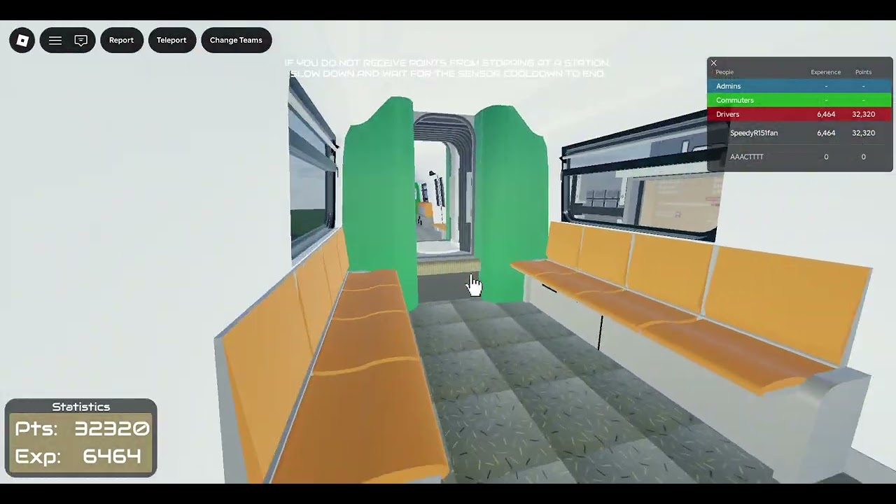 Roblox SPCC Trains :Sentosa Express Hitachi Small type Blue Beach Station to Vivo city