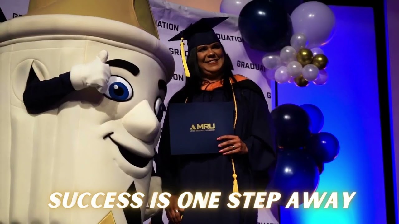 Graduation at MRU - check us out at https://mru.edu for business, education & nursing programs