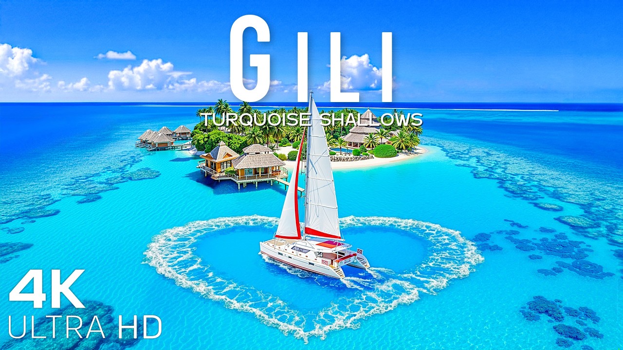 [4K] Gili 2026 🇮🇩 Explore Clear Waters & Tropical Island Calm with Deep House Chill