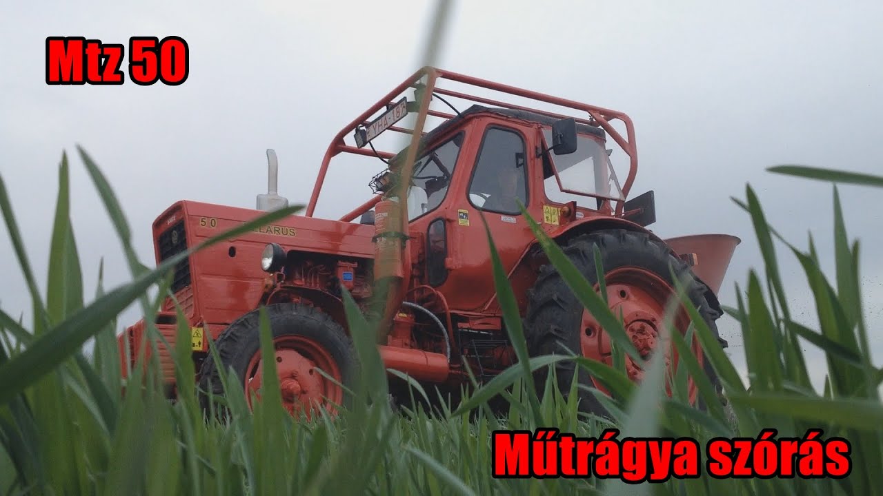 Műtrágya szórás | Mtz 50