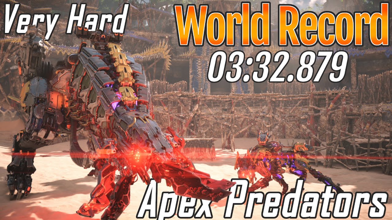 World Record | Apex Predators (Very Hard) 03:32.879 | Forbidden West Arena Thunderjaw