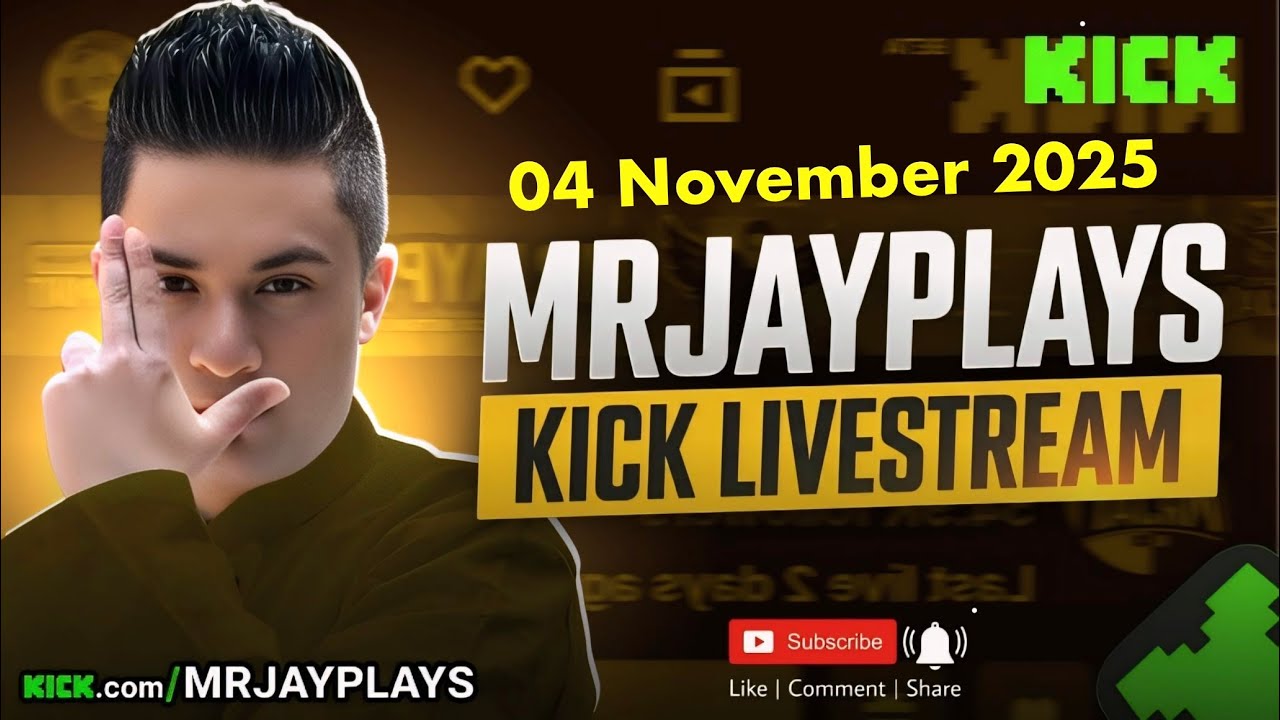 🔴LIVE - MrJayPlays Kick Livestream (4 November 2025)