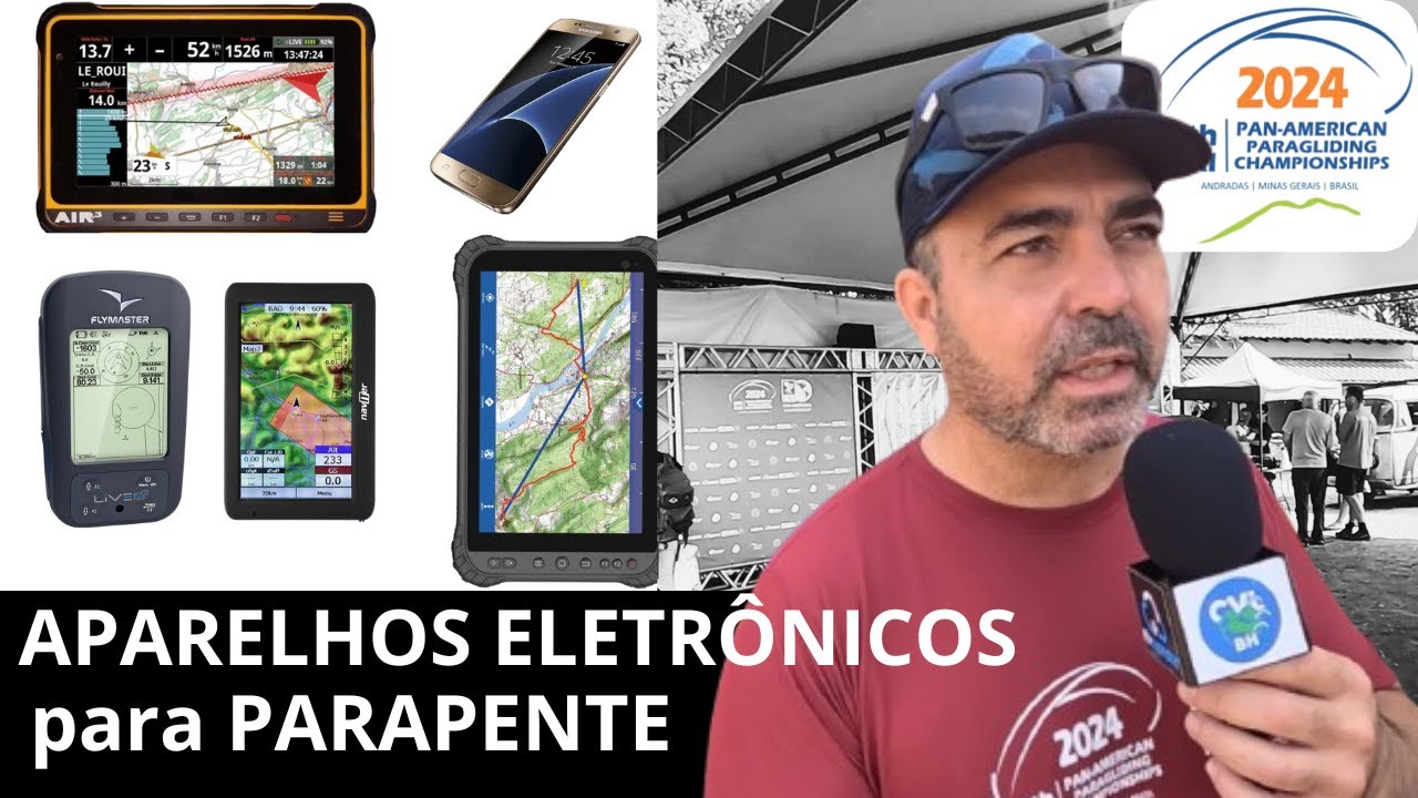 Qual Aparelho é usado no voo livre? Aparelho Eletrônico para parapente. Instrumentos para voo livre.