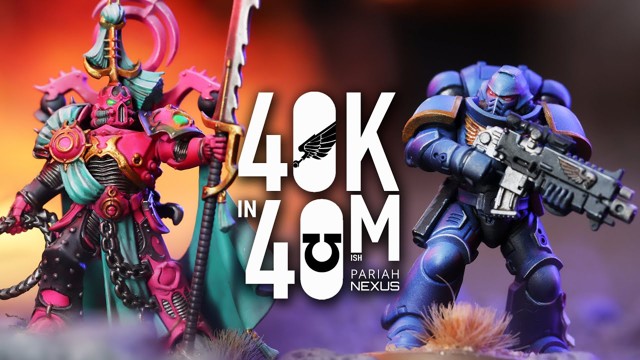 NEW Emperors Children vs Ultramarines! Do you hear the music? Warhammer 40k in 40m