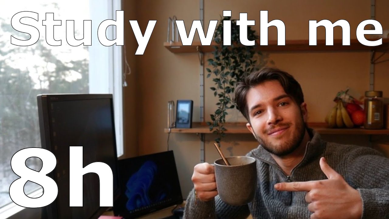 [LIVE🔴] STUDY WITH ME (8h) Cozy Stream in Sweden📚🫡