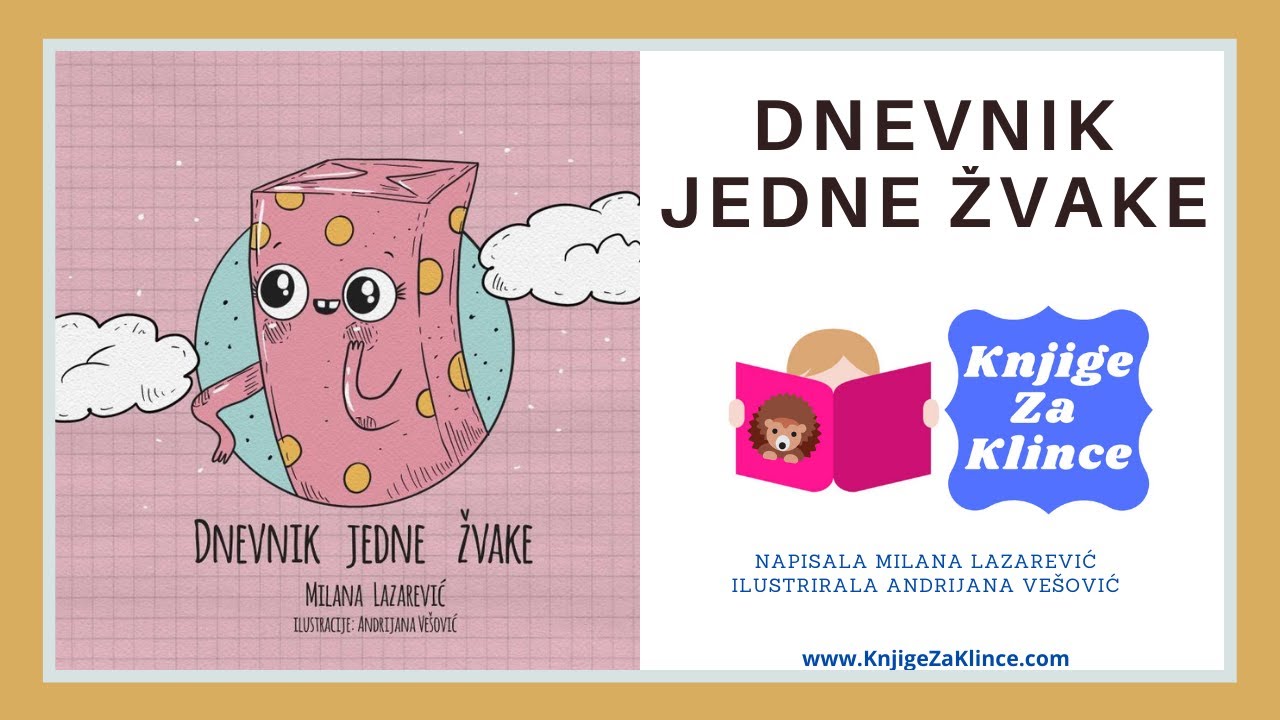 🦔 PRIČE ZA DJECU - Dnevnik Jedne Žvake - Slikovnice - Priča o važnosti reciklaže i očuvanja okoliša