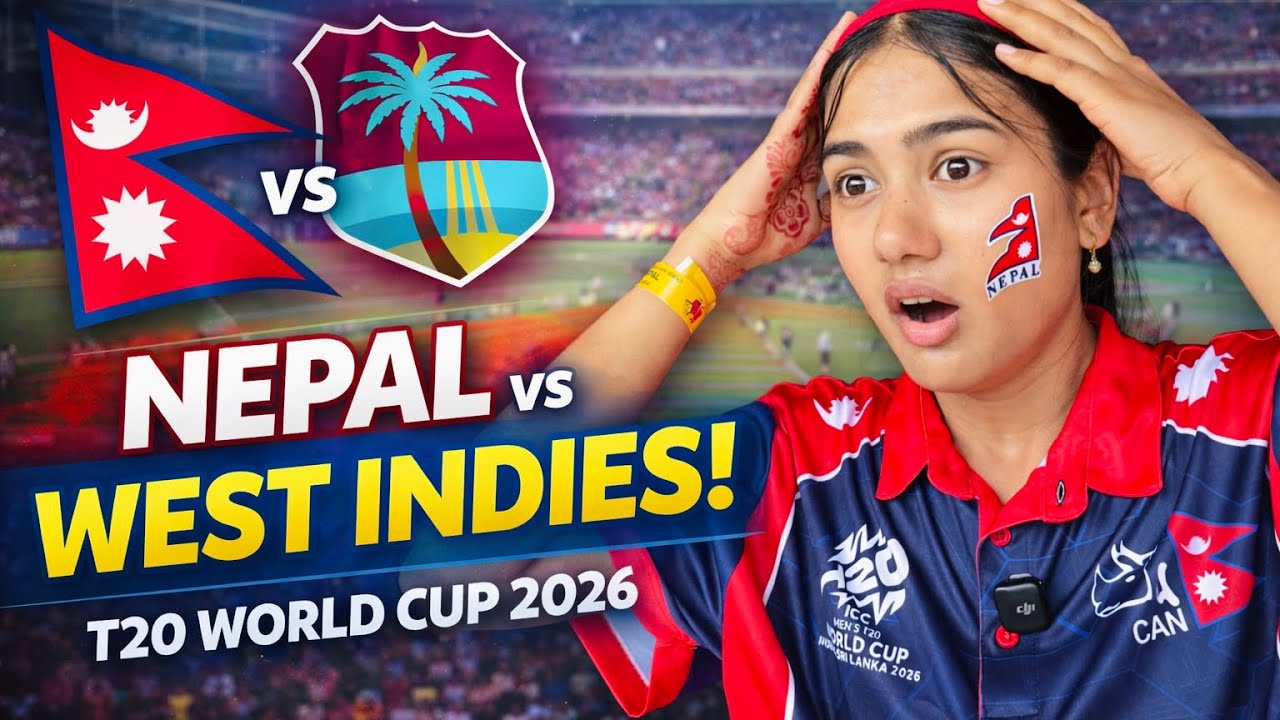 Nepal vs West Indies T20 World Cup 2026 🏏 | LIVE from Wankhede Stadium Mumbai 🇳🇵| Cricket Vlog