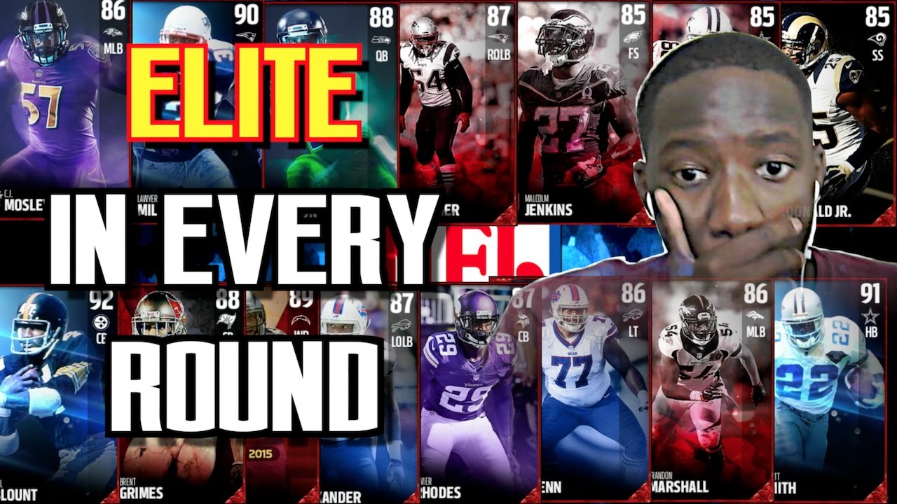 BEST DRAFT EVER ELITE IN EVERY ROUND - Madden 17 Draft Champs VS Dre Drizzle