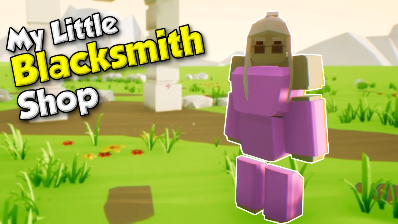 Glitched Customers & Tin Swords! - My Little Blacksmith Shop Gameplay