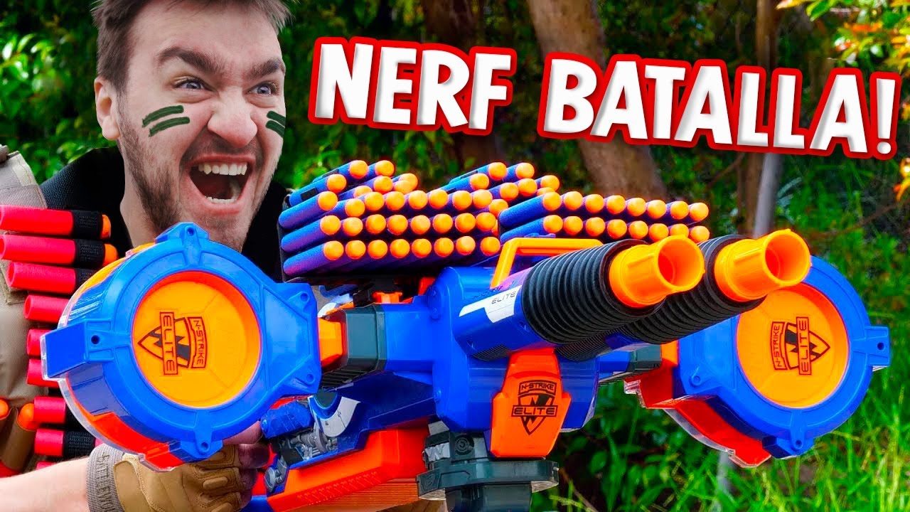 GUERRA NERF: BATALLA EXTREMA DE SUPERVIVENCIA !