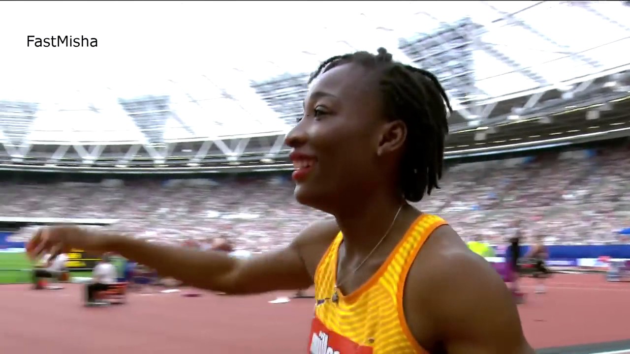 20 Marie Josee Ta Lou defeats Shelly Ann Fraser Pryce in 100m Final   London DL 2016