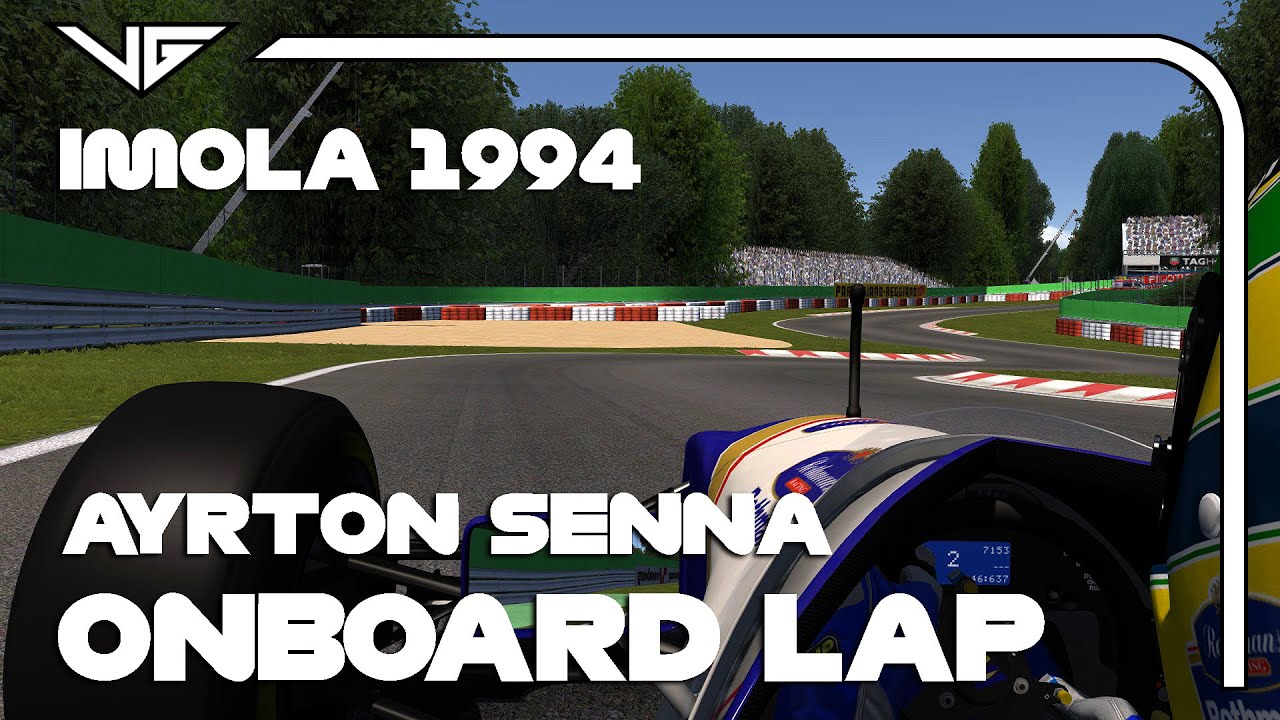 AYRTON SENNA WILLIAMS FW16 IMOLA 1994 ONBOARD LAP| ON BOARD ASSETTO CORSA | (Links in description)