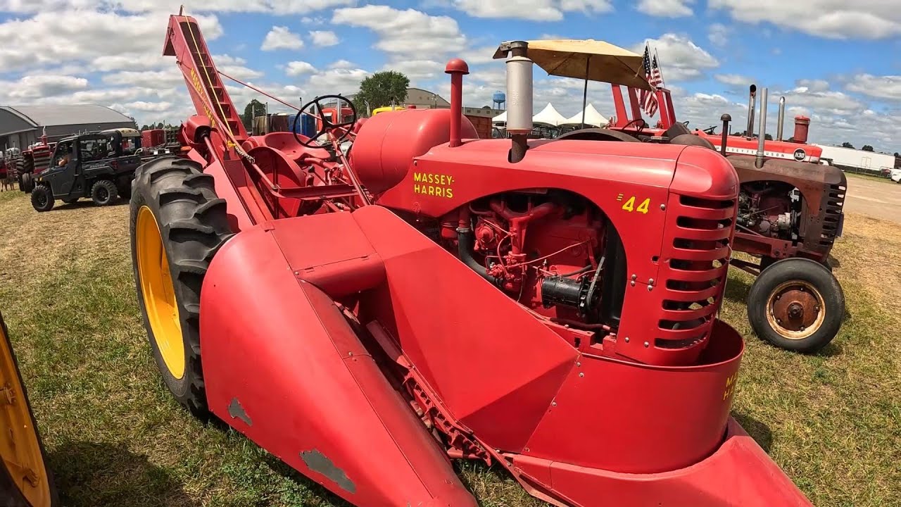 Half Century Of Progress - Old Farm Machinery At Its Best.