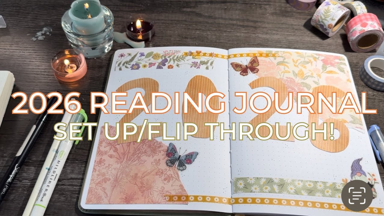 READING JOURNAL SET UP 2026!! 💗