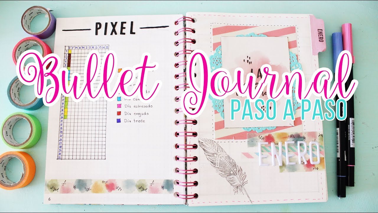 Cómo hacer un bullet journal paso a paso